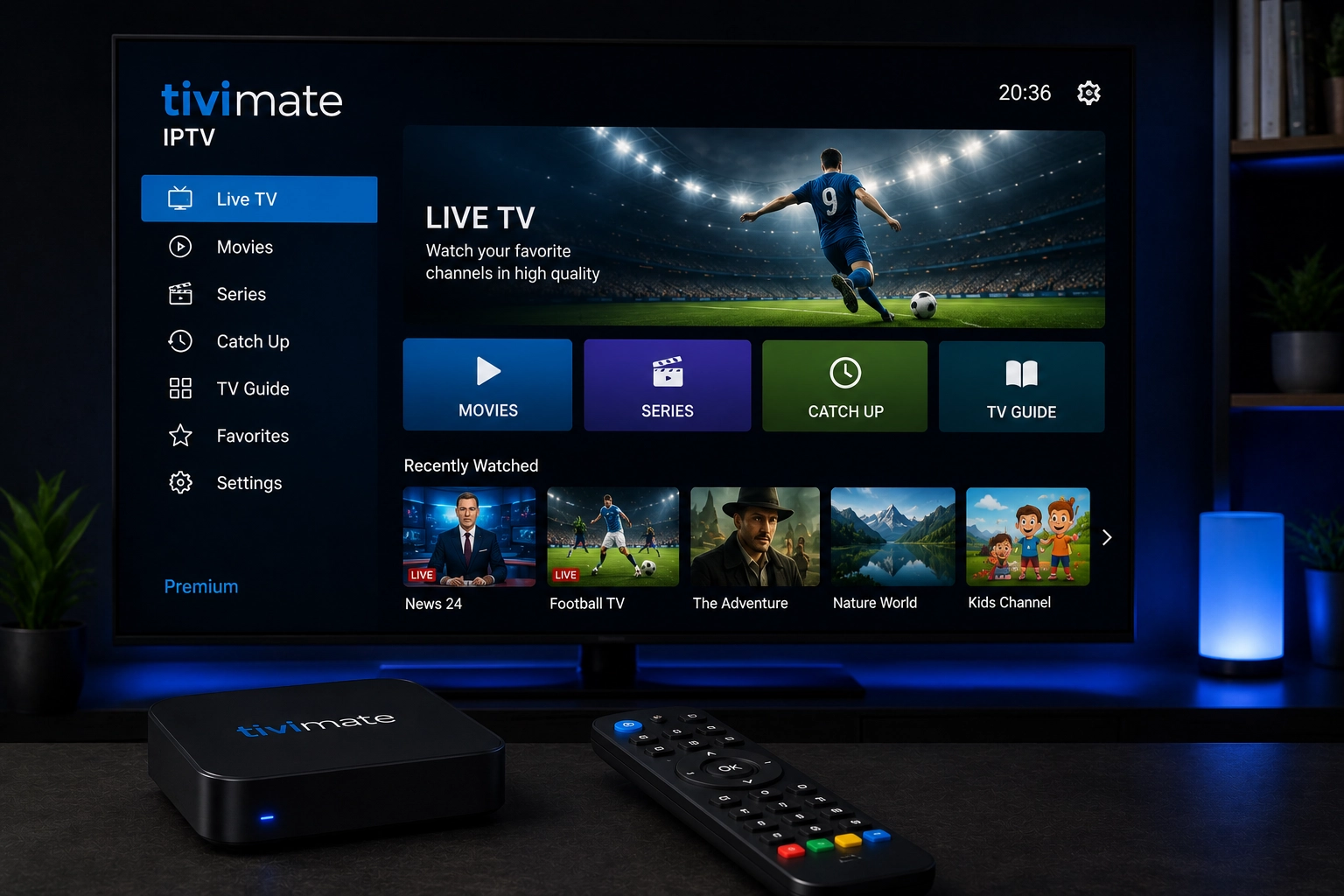TiviMate IPTV Praxis-Setup mit Android TV Box, EPG und Favoritenliste